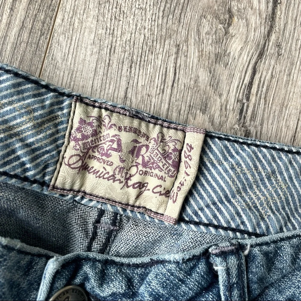 American Rag Cie Size 11 Denim Bermuda Shorts Medium Wash Long Jorts